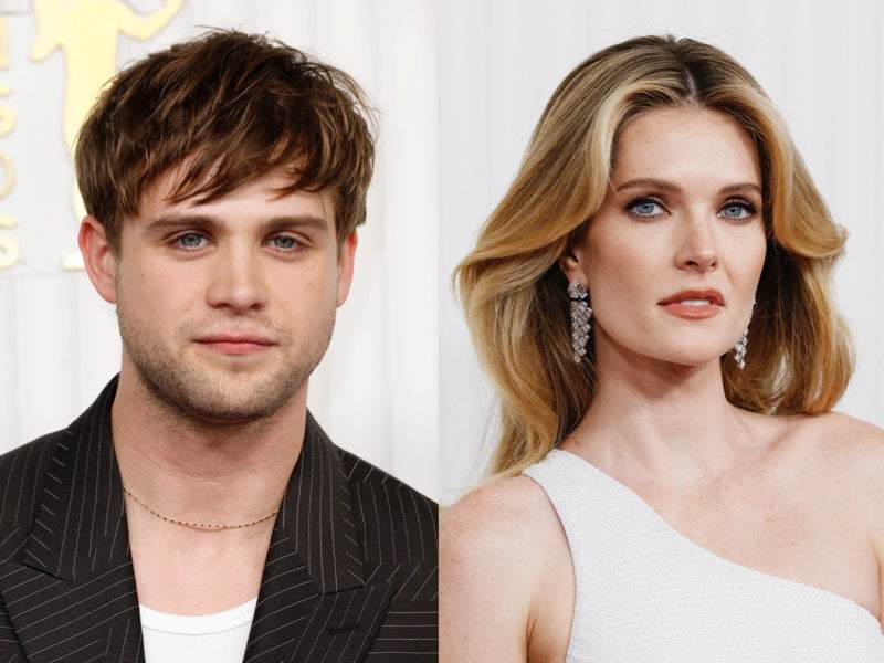 leo woodall, the white lotus, the white lotus stars meghann fahy and leo woodall finally confirm romance with a kiss